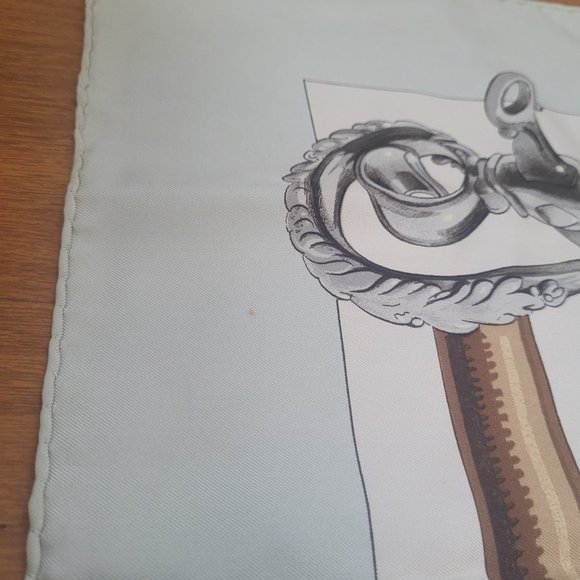 Hermes Scarf Multi Color Silk Satin Multi Color Silk Satin - Picture 6 of 15